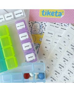 Autocolantes para caixas de medicamentos