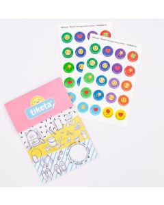 Round Positive Reinforcement Stickers
