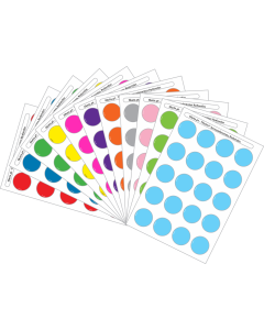 Etiquetas Termoaderentes Redondas 1 Cor