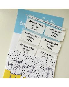 Iron-on Labels Large Size - 4,6x2,4 cm